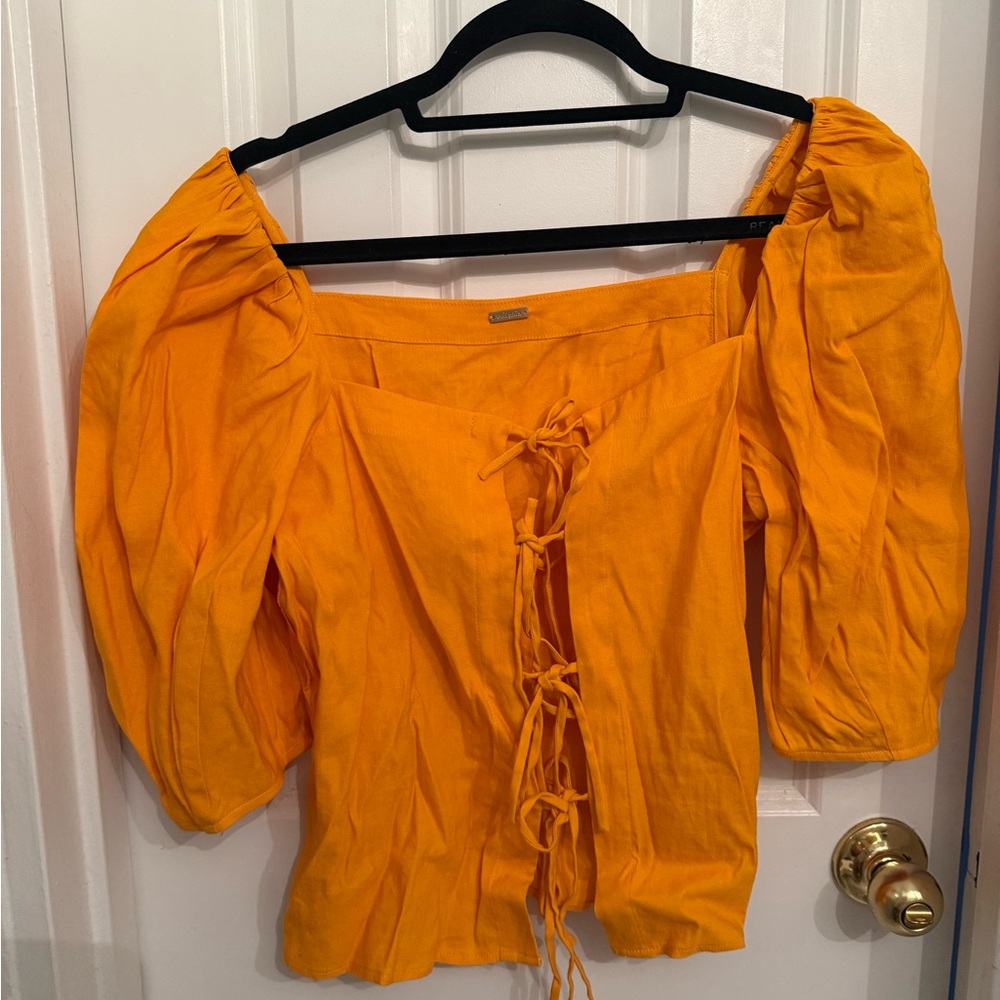 Cult Gaia Aurel Top Orange never worn
